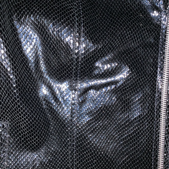 Michael Kors Black snakeskin jacket - Picture 4 of 4